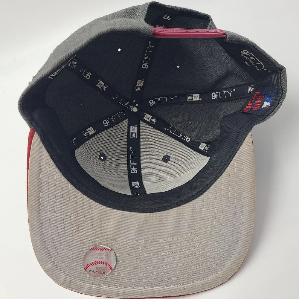 Arizona Diamondbacks Hat Snapback 9Fifty New Era Grey Red MLB‎ Wool Blend Men